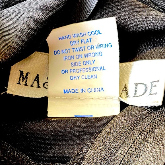 Masquerade 1 Shoulder Ruched Black Formal - Fitted - Picture 5 of 5